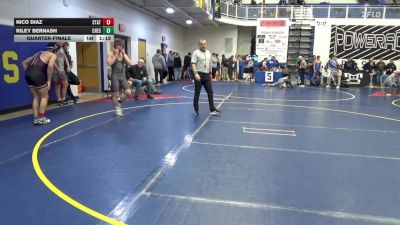 139 lbs Quarterfinal - Nico Diaz, State College vs Riley Bernash, Chestnut Ridge