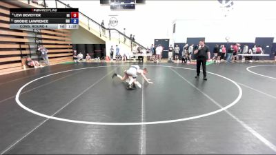 106 lbs Cons. Round 4 - Levi DeVetter, NE vs Brodie Lawrence, MN