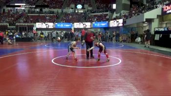 68 lbs 5th Place Match - Case Parvinen, Mine Yard Dogs Wrestling Club vs Newt Knaff, Glasgow Wrestling Club