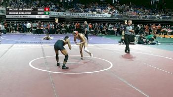 6A 110 lbs Cons. Round 1 - Jacqueline Urbano, Houston Bellaire vs Jasmine Deguerre, Round Rock Westwood