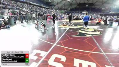 49 lbs Champ. Rd Of 16 - Kashton Kaylor, Team Aggression Wrestling Club vs Clay Newell, Outlaw Wrestling Club