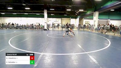 80 lbs Consi Of 16 #1 - King Hawkins, NY vs Colin Schafer, GA