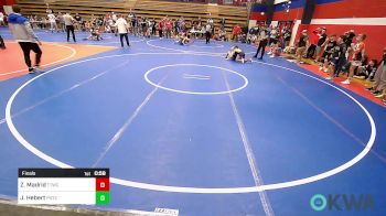 73 lbs Final - Zachary Madrid, Team Tulsa Wrestling Club vs Jace Hebert, Poteau Youth Wrestling Academy