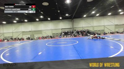 95 lbs Quarterfinal - Max Burd, LWA 14U vs Patrick Martinez, Northern Colorado 14U