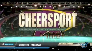 Cheer 404 - Paparazzi [2021 L1 Tiny - Novice - Restrictions Day 1] 2021 CHEERSPORT National Cheerleading Championship