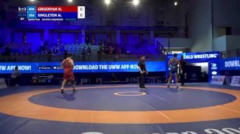 79 kg 1/4 Final - Narek Grigoryan, Armenia vs Matthew Singleton, United States