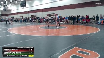 110 lbs Champ. Round 2 - Reese Kasprzak, Lake Central vs Georgia Washmuth, Lapel