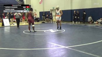 285 lbs Champ. Round 1 - Patrick Johnson, Waterloo West vs Romeo Klein, Prairie, Cedar Rapids