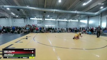 132 lbs Champ. Round 3 - Ian Ingalls, Riverdale Ridge vs Kirk Wilson, North Platte