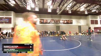 80 lbs 1st Place Match - Barrett Guymon, Morgan Wrestling Club vs Frank Boren, WEBER WARRIOR WRESTLING