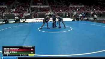152 lbs Champ. Round 2 - Ethan Treadway, Concord vs Caleb Simpson, Parkwood