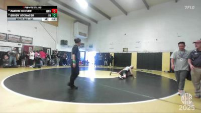 95 lbs Cons. Round 1 - Brody Stonacek, Dark Horse vs Zaiden Hoover, Harriet Eddy Middle School