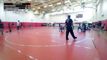 145 lbs Champ. Round 2 - Annalese Arroyo, Norco vs Paola Saldana, La Sierra