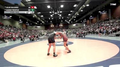 3A 170 lbs Cons. Semi - Alizah Trostle, Carbon vs Lillie Balosso, Juab