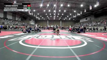 145 lbs Champ. Round 2 - Aliyah Lorenson, Ft. Zumwalt North vs Aryana Roberts, Belton