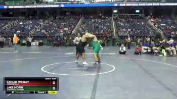 1 lbs Quarterfinal - Jake Morin, Uwharrie Charter vs Carlos Wesley, Robbinsville