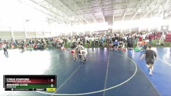 108 lbs Quarterfinal - Brenner Clyde, Hurricane vs Cyrus Stafford, Champions Wrestling Club