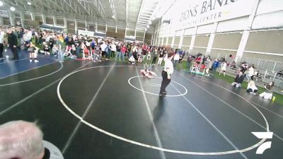 100 lbs Semifinal - Lincoln Schwettman, Badlands Elite vs Easton Suter, Altamont Longhorn Wrestling