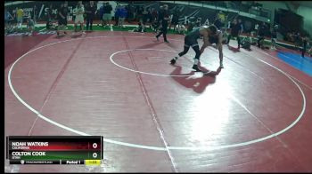 220+ 1st Place Match - Noah Watkins, California vs Colton Cook, Utah