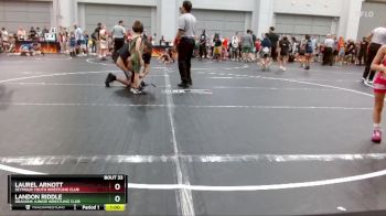 45 lbs Cons. Round 2 - Laurel Arnott, Seymour Youth Wrestling Club vs Landon Riddle, Dragons Junior Wrestling Club