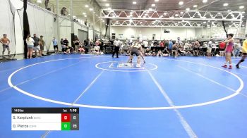 140 lbs Quarterfinal - Seth Karplunk, Team Gotcha vs Daniel Pierce, D3PRIMUS