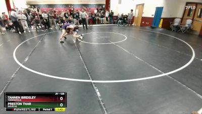 126 lbs Cons. Round 4 - Preston Thar, Douglas vs Tannen Birdsley, Thermopolis