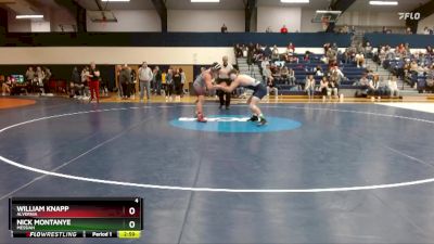 174 lbs Champ. Round 2 - Nick Montanye, Messiah vs William Knapp, Alvernia