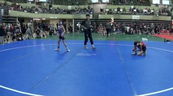 80 lbs Round 3 - Lola Barrett, St. James Cyclones vs Cora Newman, Rochester Panthers Wresting