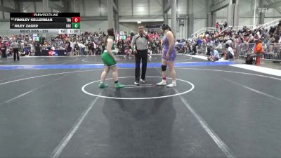 235 lbs Champ. Round 1 - Riley Zager, De Soto Kids vs Finnley Kellerman, Trailhands