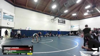 157 lbs Cons. Round 4 - Andrew Longoria, Unattached vs Coen Quintana, CSU Bakersfield