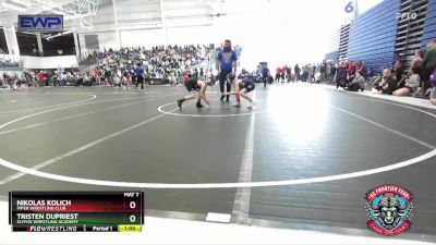 90 lbs Quarterfinal - Nikolas Kolich, Piper Wrestling Club vs Tristen Dupriest, SlyFox Wrestling Academy