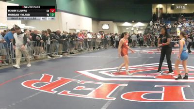 112 lbs Round Of 32 - Jaydin Cuevas, CO vs Morgan Hyland, PA