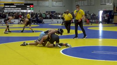 123 lbs Consi Of 16 #1 - Crew Lambro, Tahoma (WA) vs Hayden Ballantyne, Westlake (UT)