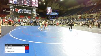 132 lbs Cons 32 #1 - Mitchell Murphy, Iowa vs Cale Stonitsch, Illinois