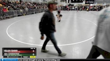 86 lbs Champ. Round 1 - Kellen Fender, Team Idaho Wrestling Club vs Ben Howenstein, Siouxland Wrestling Academy