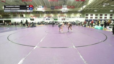 145 lbs Cons. Round 6 - Alexis Means, Friends University vs Gabriella Perez, Campbellsville University