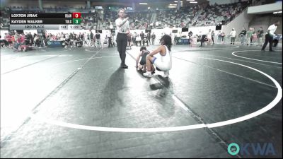 110 lbs 3rd Place - Loxton Jirak, Blanchard Wrestling Club vs Kayden Walker, Tulsa Blue T Panthers