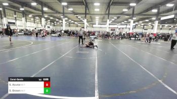 114 lbs Consolation - Saluna Acuna, No Team vs Simon Brown, No Team