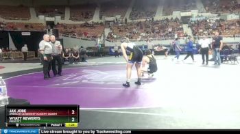 D3-175 lbs Semifinal - Wyatt Rewerts, Prescott vs Jax Jobe, American Leadership Academy Gilbert