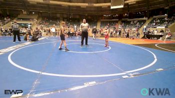 61 lbs Quarterfinal - Elijah Kroll, Raw Wrestling Club vs Aksel Davis, Tahlequah Wrestling Club