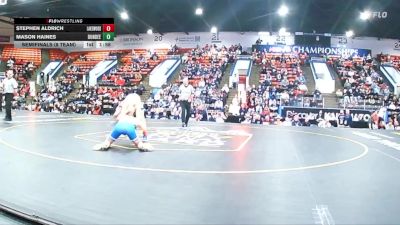 120 lbs Semifinals (8 Team) - Mason Haines, Dundee vs Stephen Aldrich, Lake Odessa Lakewood