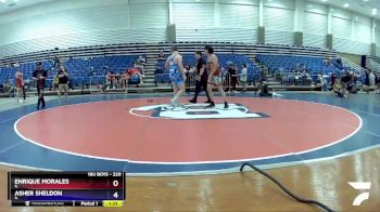 220 lbs Cons. Round 3 - Enrique Morales, IL vs Asher Sheldon, IL