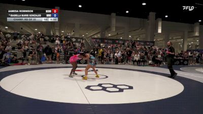 53 kg Champ. Rd Of 32 - Jamesa Robinson, McDoubles Wrestling vs Isabella Marie Gonzales, Iowa Women's Wrestling Club/ Titan Mercury Wrestling Club