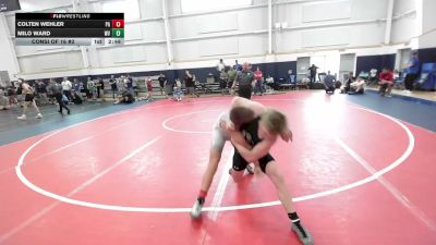 114 lbs Consi Of 16 #2 - Colten Wehler, PA vs Milo Ward, WV