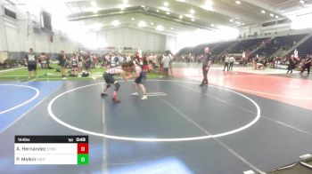 144 lbs Consolation - Alex Hernandez, Evwc vs Preston Malkin, Foothill Falcons