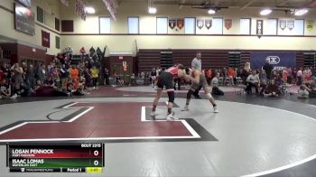132 lbs 5th Place Match - Logan Pennock, Fort Madison vs Isaac Lomas, Waterloo East