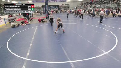 Junior Boys - 144 lbs Quarters - Edward Sheeran, Vasky Bros\Pitman Wrestling Club vs Torin Kuokkanen, Askren Wrestling Academy