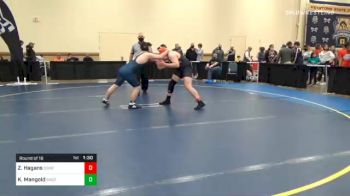 212 lbs Prelims - Zane Hagans, Somerset vs Kai Mangold, Saegertown