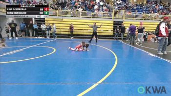 35 lbs Round Of 16 - June Contreras, Raw Wrestling Club vs Sean Rodriguez, Chickasha Youth Wrestling
