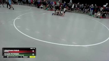 144 lbs Champ. Round 4 - Mason Petersen, The Underground Wrestling Club vs Jonathan Fogus, Georgia